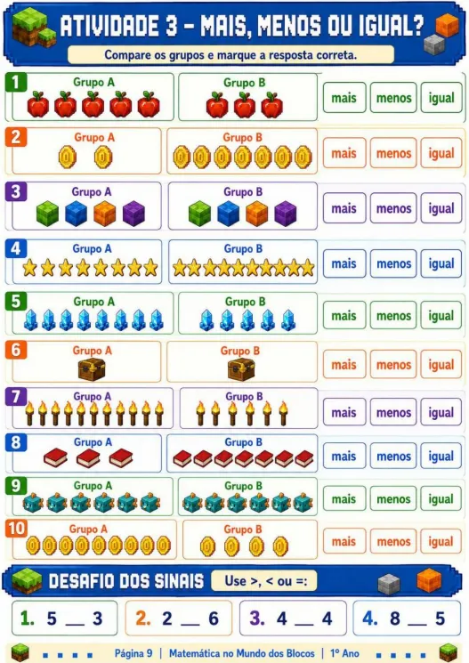 Amostra 1º ano 2