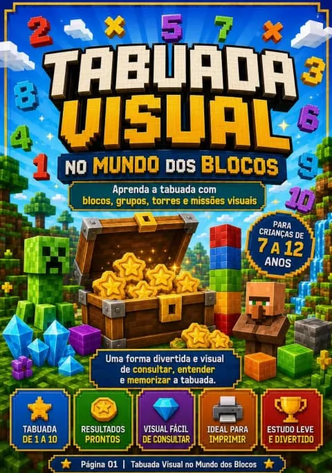 Capa da Tabuada Visual